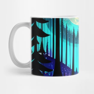 Galactic Forest IV - White BG Mug